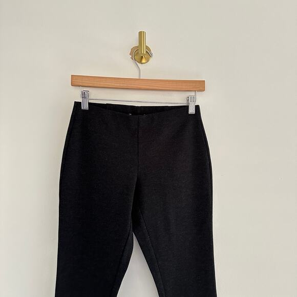 Eileen Fisher Mélange Viscose Stretch Ponte Slim Pant Charcoal - Picture 5 of 11
